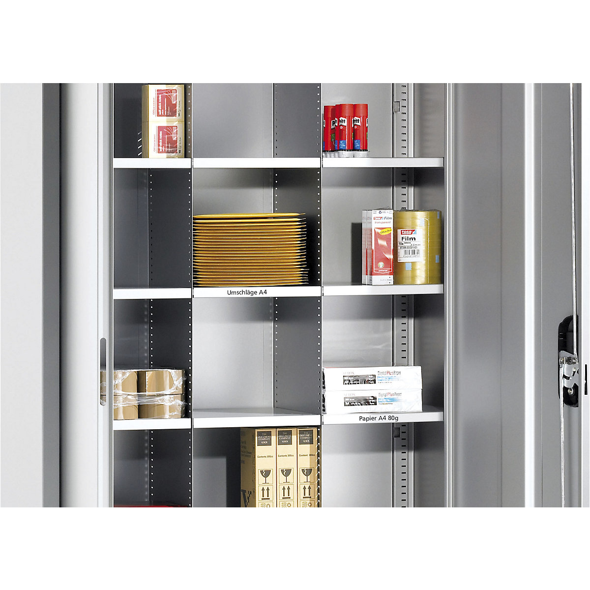 Shelf for office steel shelf unit – C+P (Product illustration 2)