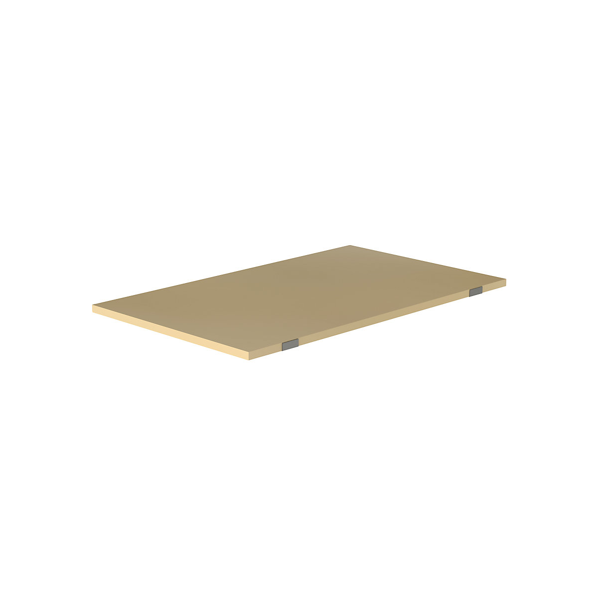 Shelf for pallet shelf unit – eurokraft pro, moulded chipboard, for beam length 1825 mm, shelf unit depth 1100 mm