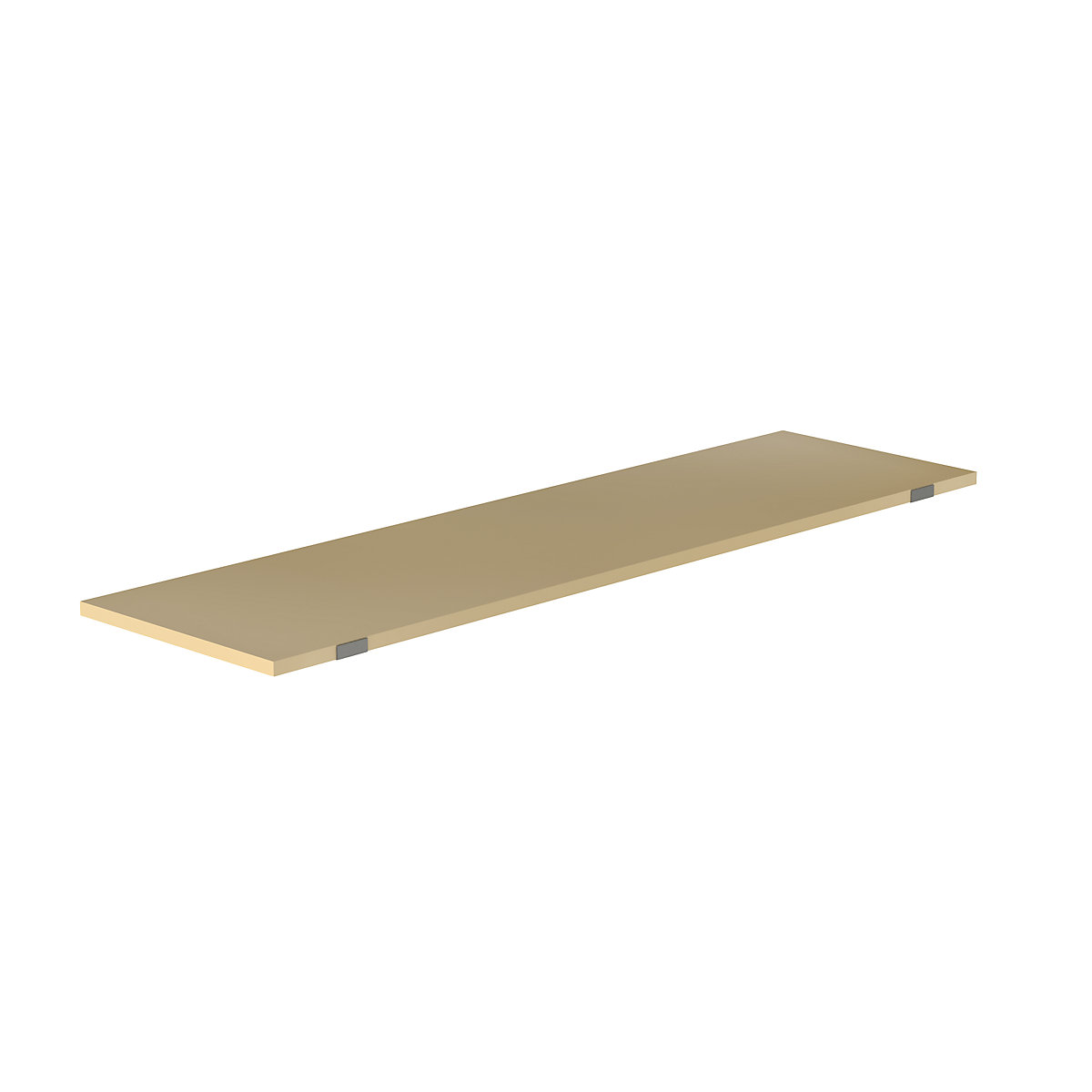 EUROKRAFTpro – Shelf for pallet shelf unit, moulded chipboard, for beam length 2700 mm, shelf unit depth 750 mm