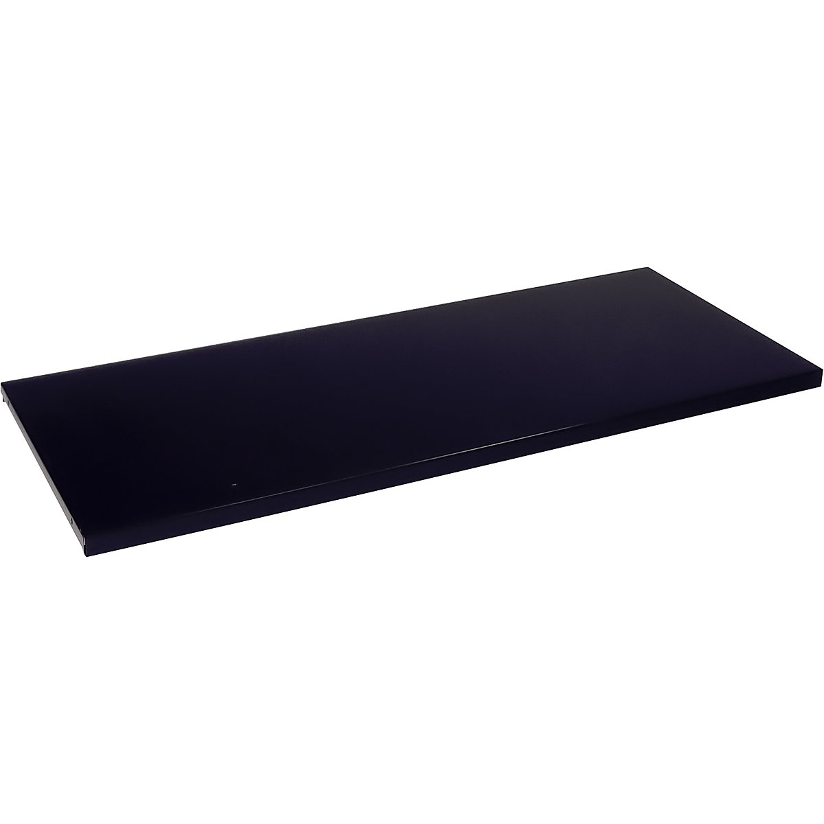 Shelf for roller shutter cupboard – C+P, black grey RAL 7021, for width 800 mm