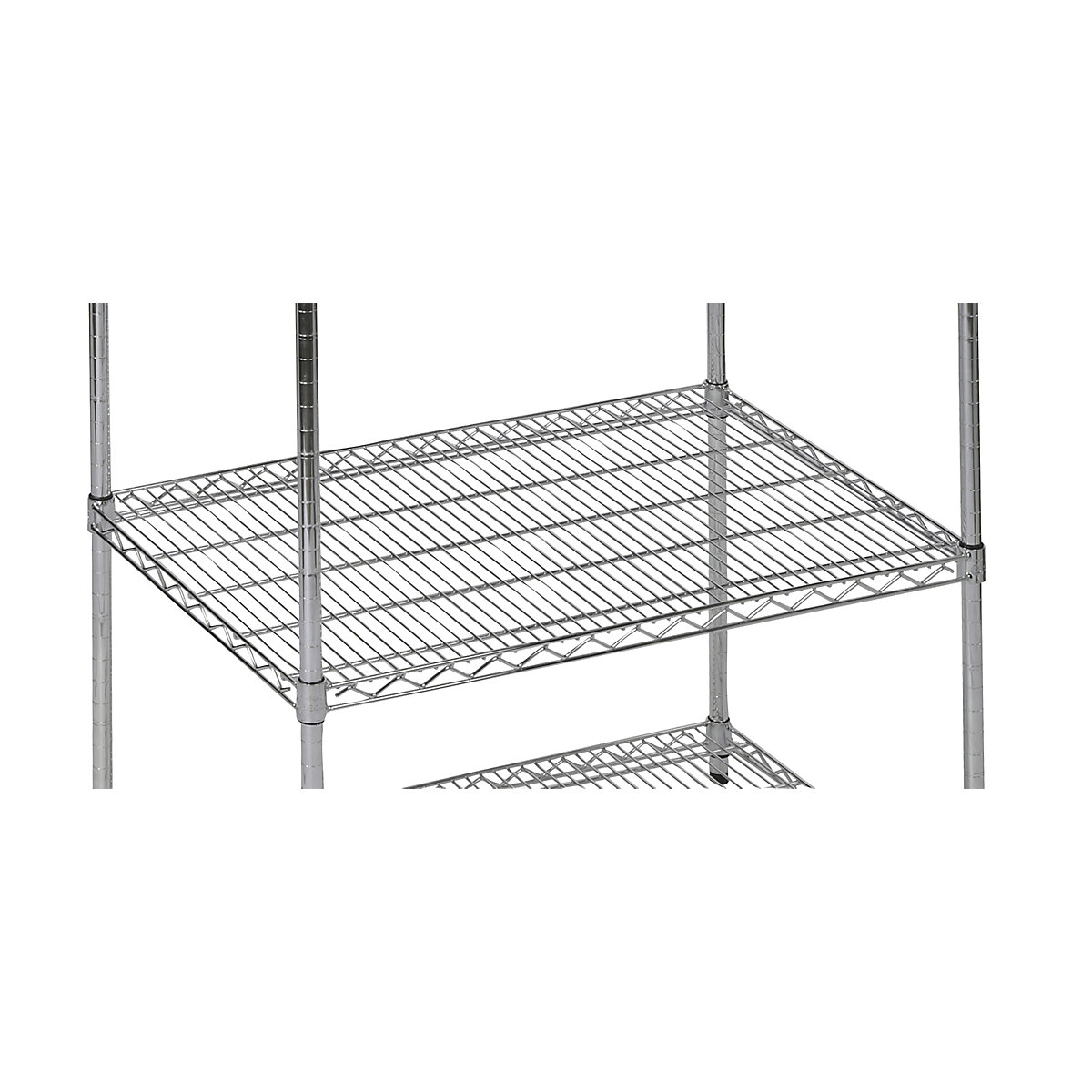 Shelf for steel mesh shelf unit, chrome plated (Product illustration 6)