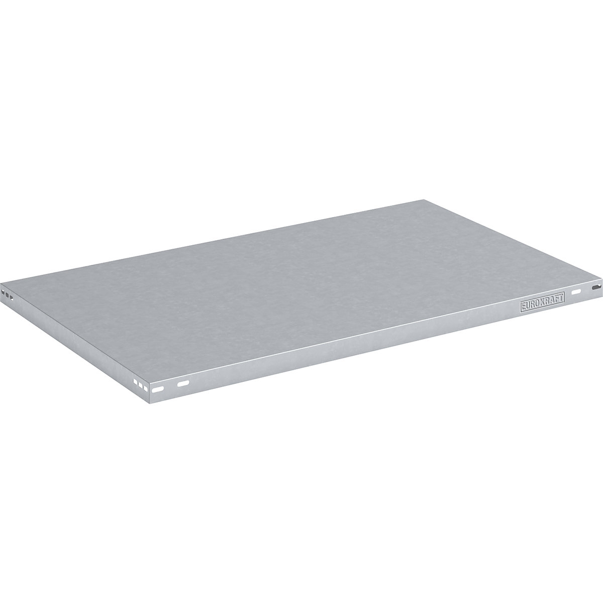 Shelf, max. load 350 kg – eurokraft pro, zinc-plated, WxD 1000 x 800 mm