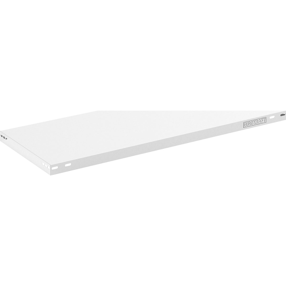 Shelf – eurokraft pro, light grey, medium duty, WxD 1000 x 500 mm