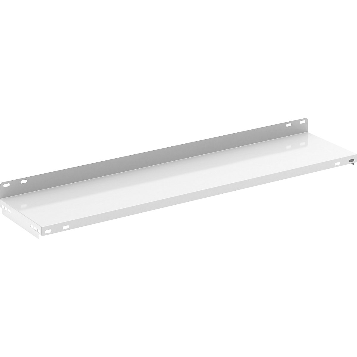 Shelf with supports – hofe, zinc plated and plastic coated, WxD 1000 x 300 mm