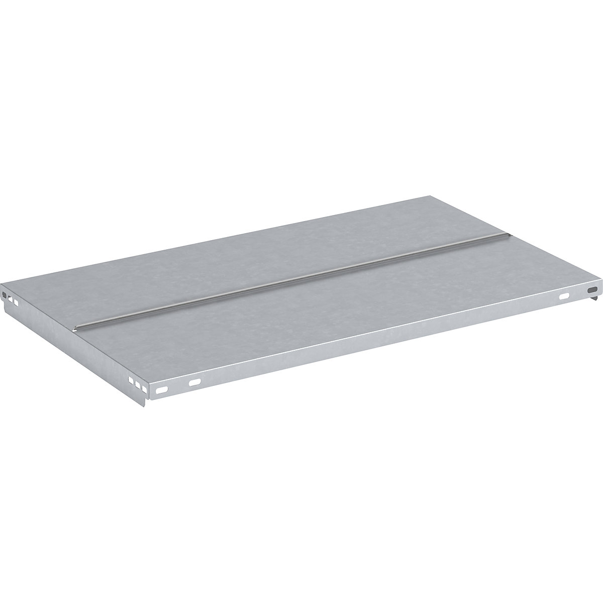 Shelf with supports – hofe, zinc plated, WxD 750 x 600 mm-2