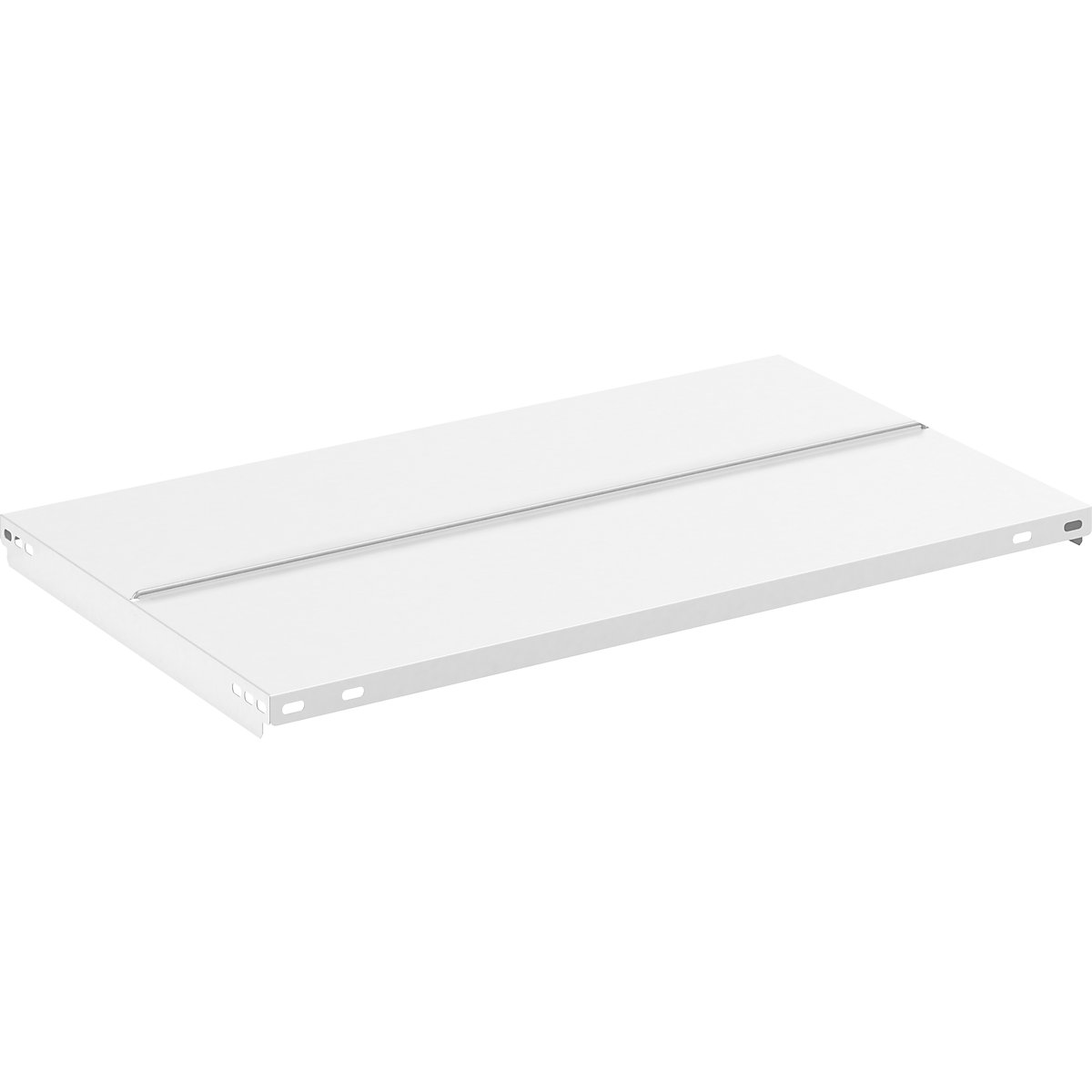 Shelf with supports – hofe, zinc plated and plastic coated, WxD 750 x 600 mm