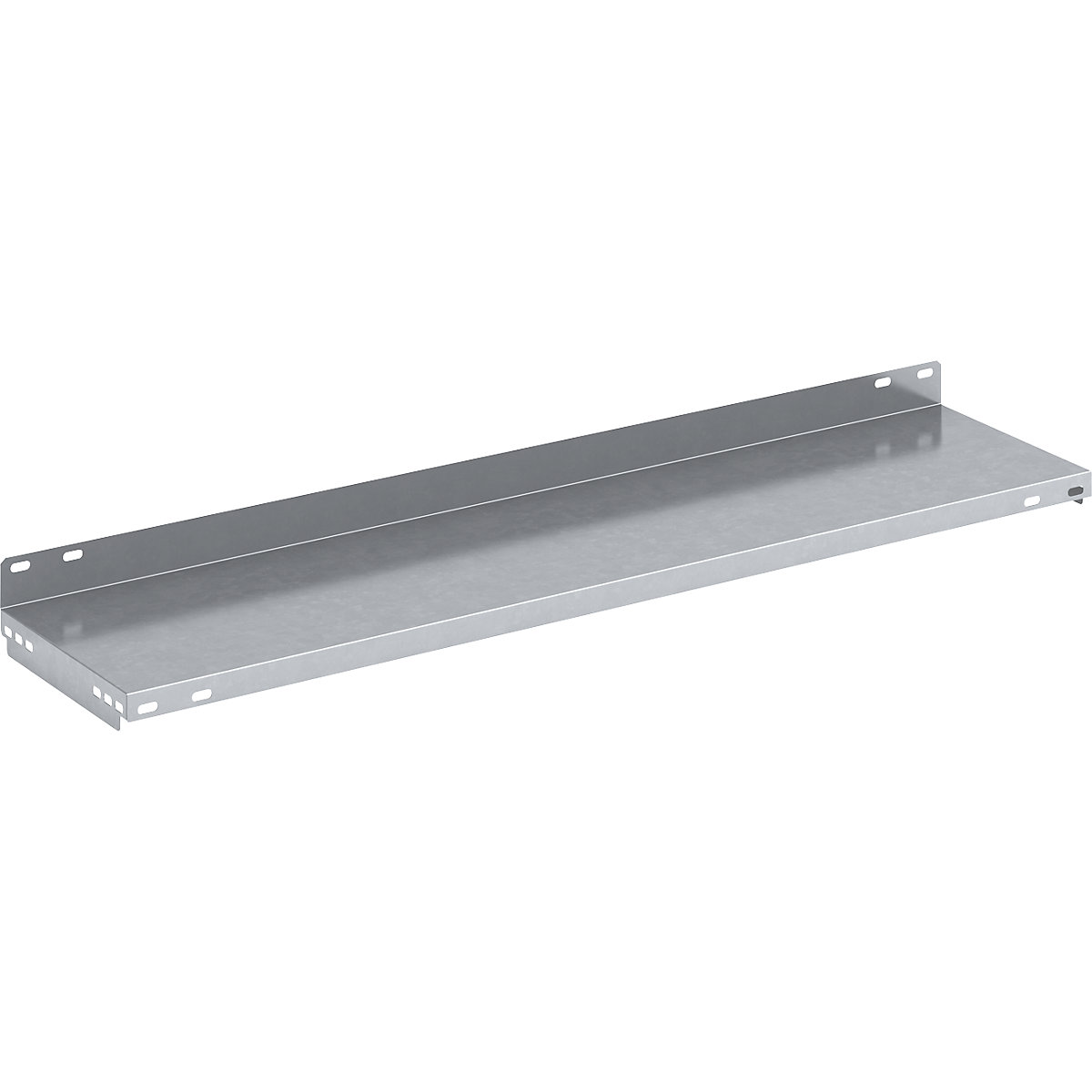 Shelf with supports – hofe, zinc plated, WxD 1000 x 300 mm-1