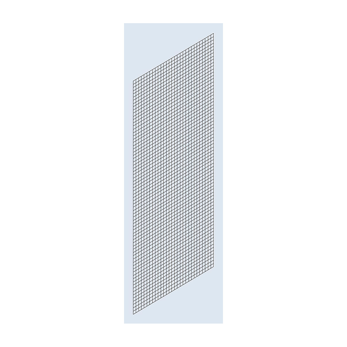 Side panel cladding – eurokraft pro, welded mesh, height 2500 mm, depth 400 mm-3