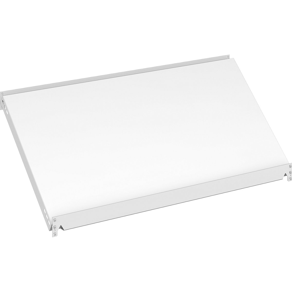 Slanted shelf – hofe, WxD 1000 x 600 mm, light grey RAL 7035