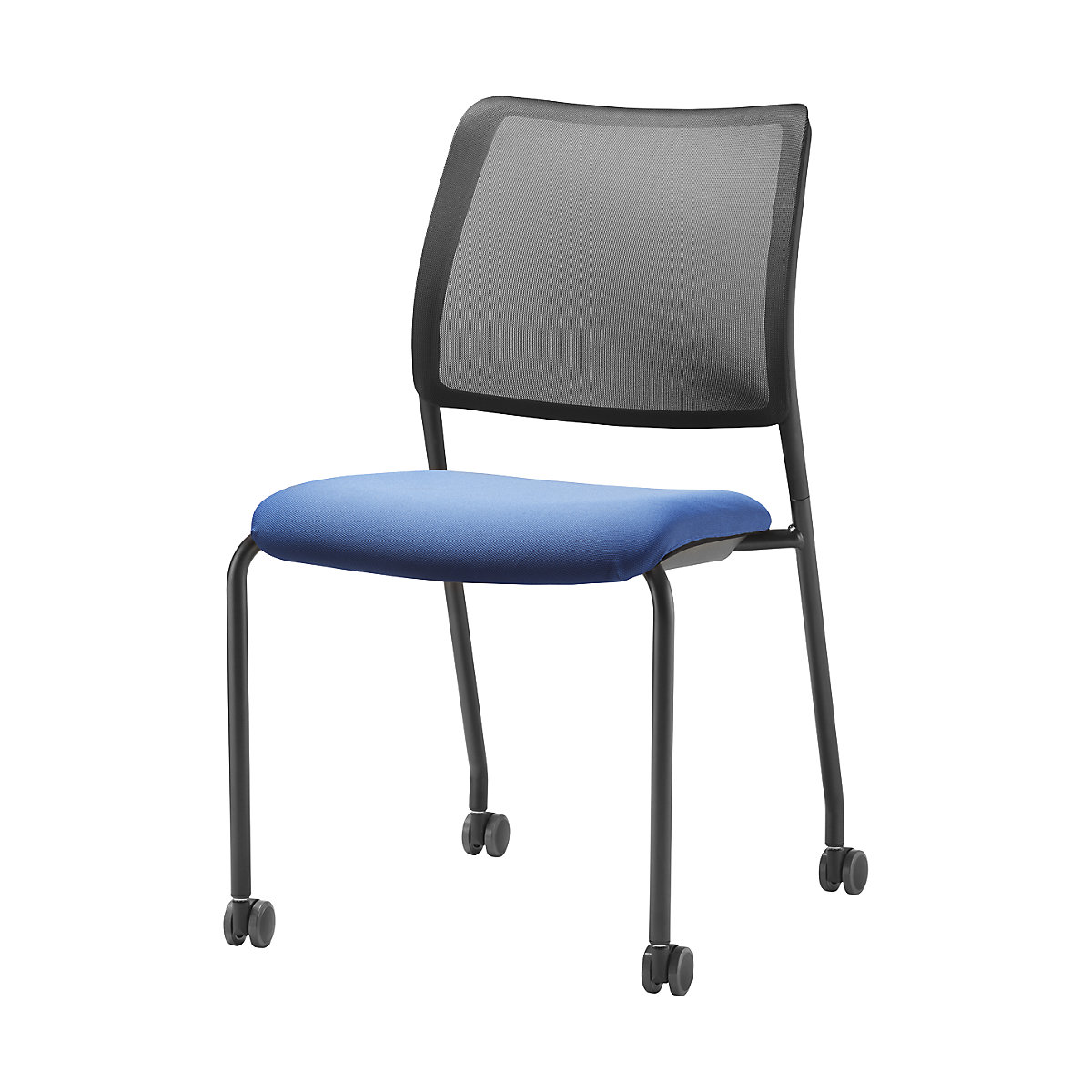 TO-SYNC seat cover – TrendOffice, for meeting chair, azure blue-2