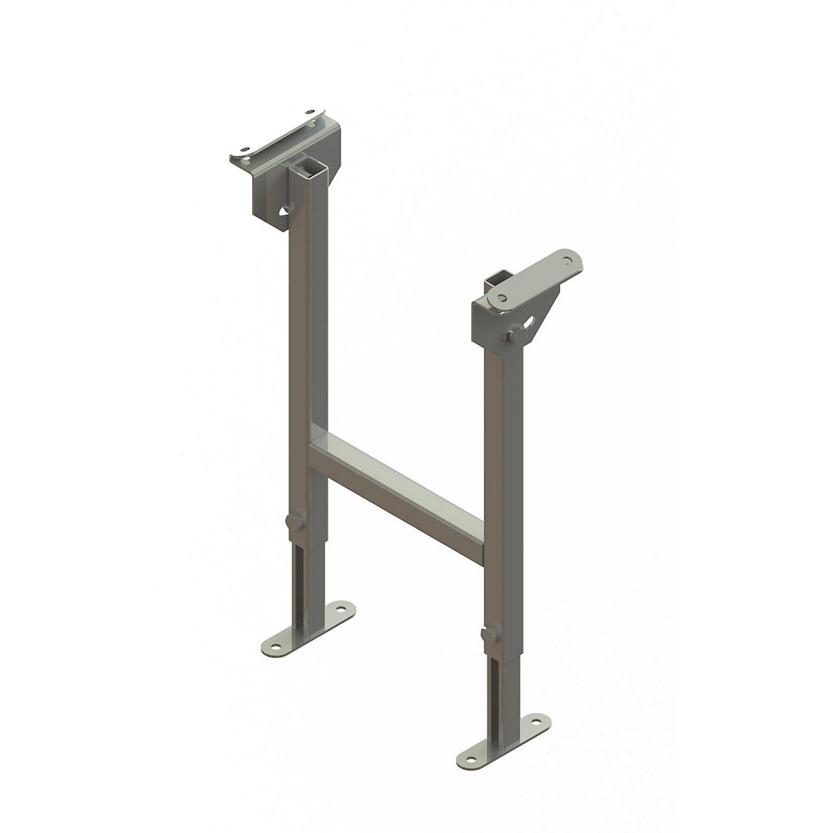 Dual frame support, zinc plated – Gura, track width 200 mm, adjustment range 470 – 750 mm-3