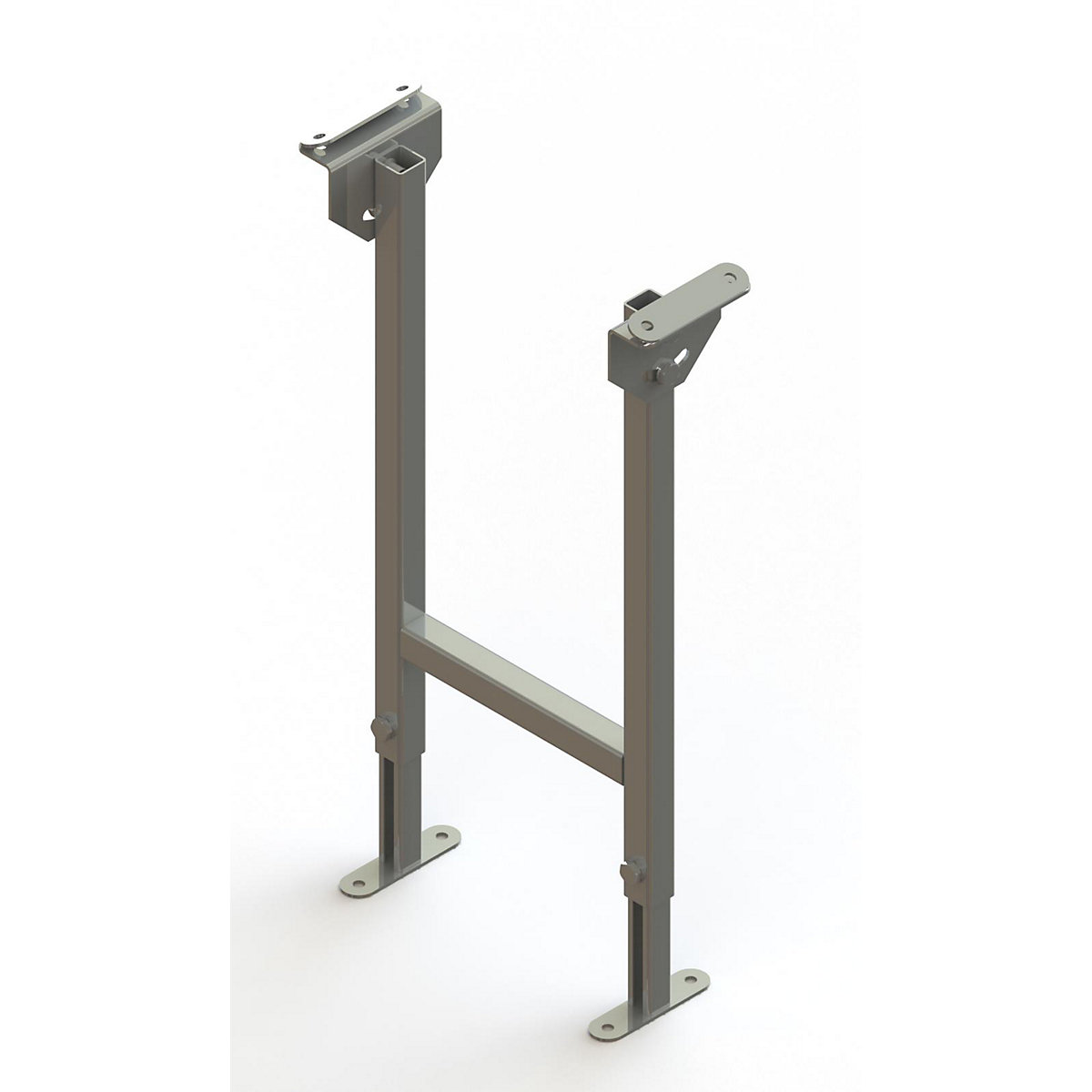 Dual frame support, zinc plated – Gura, track width 200 mm, adjustment range 580 – 950 mm-4