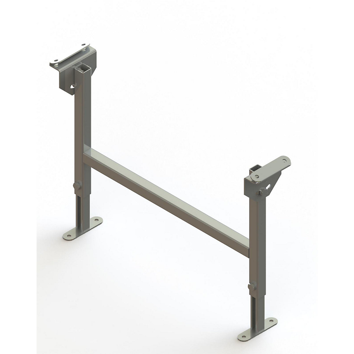 Dual frame support, zinc plated – Gura, track width 600 mm, adjustment range 380 – 580 mm-6