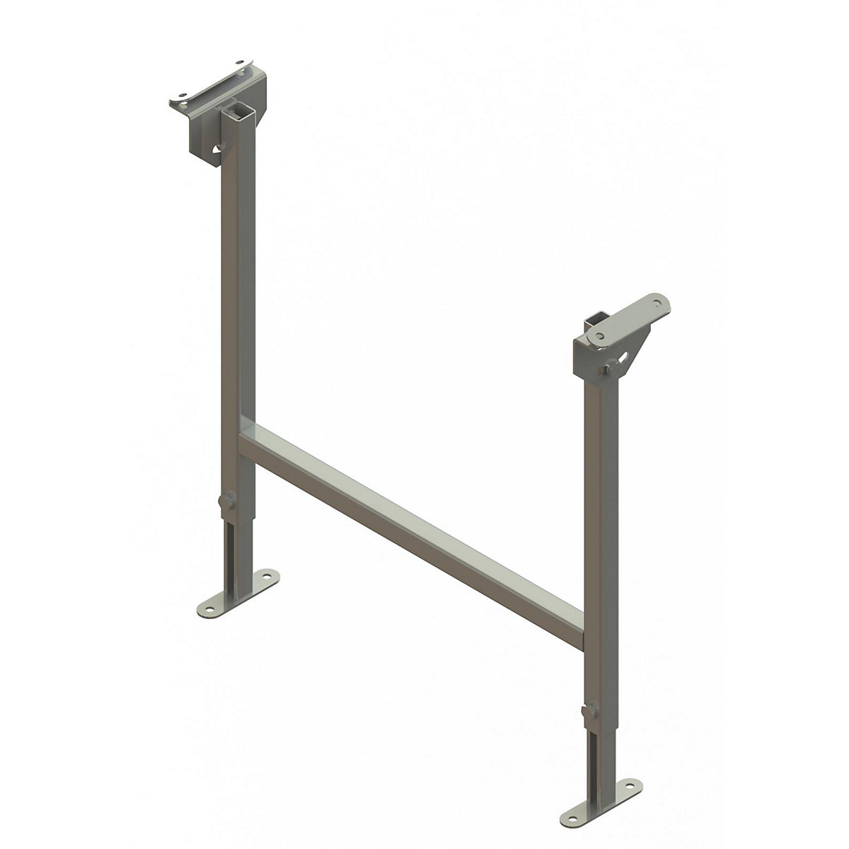 Dual frame support, zinc plated – Gura, track width 600 mm, adjustment range 580 – 950 mm-7