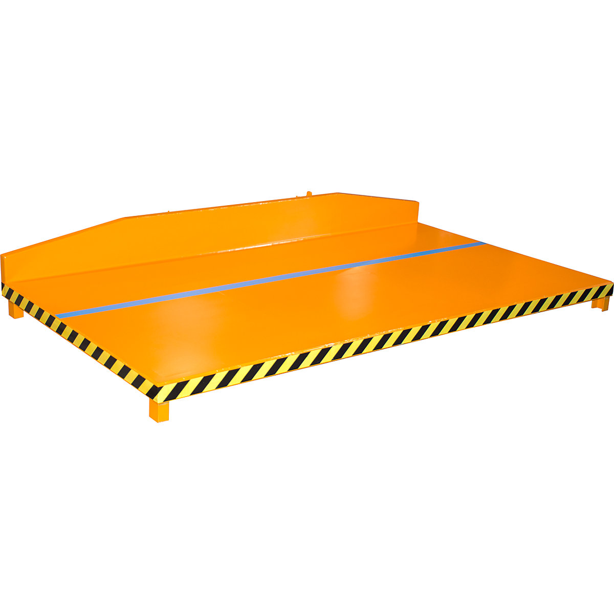 RGP platform for scrap – eurokraft pro, LxWxH 1540 x 2500 x 375 mm, yellow orange