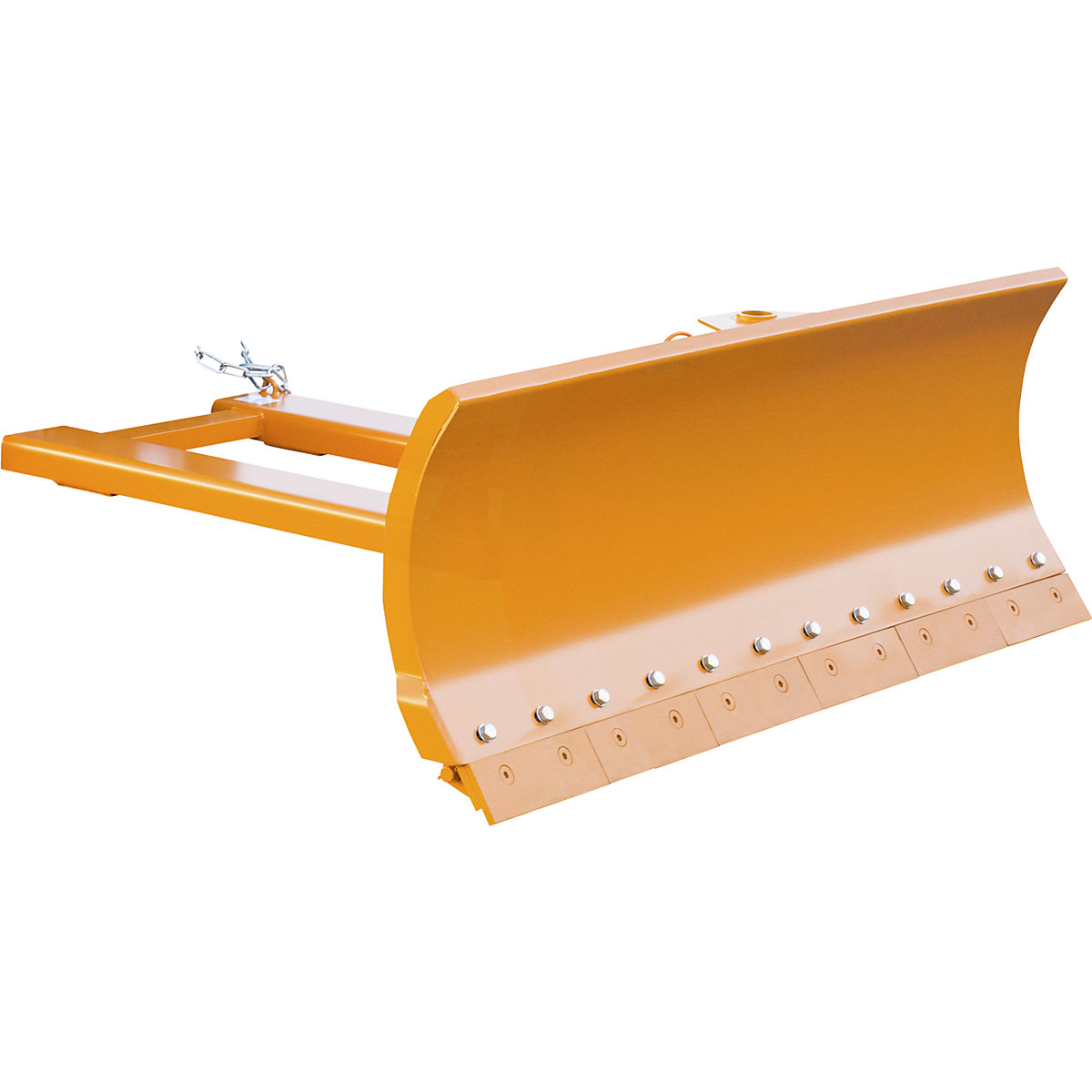 Snow plough for forklifts – eurokraft pro, with spring-loaded blade trims, blade width 1800 mm
