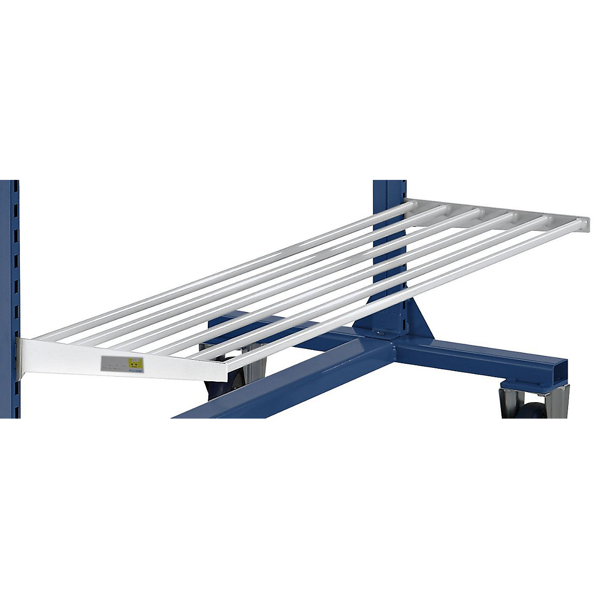 Tubular steel cantilever shelf for cantilever shelf trolley – eurokraft pro