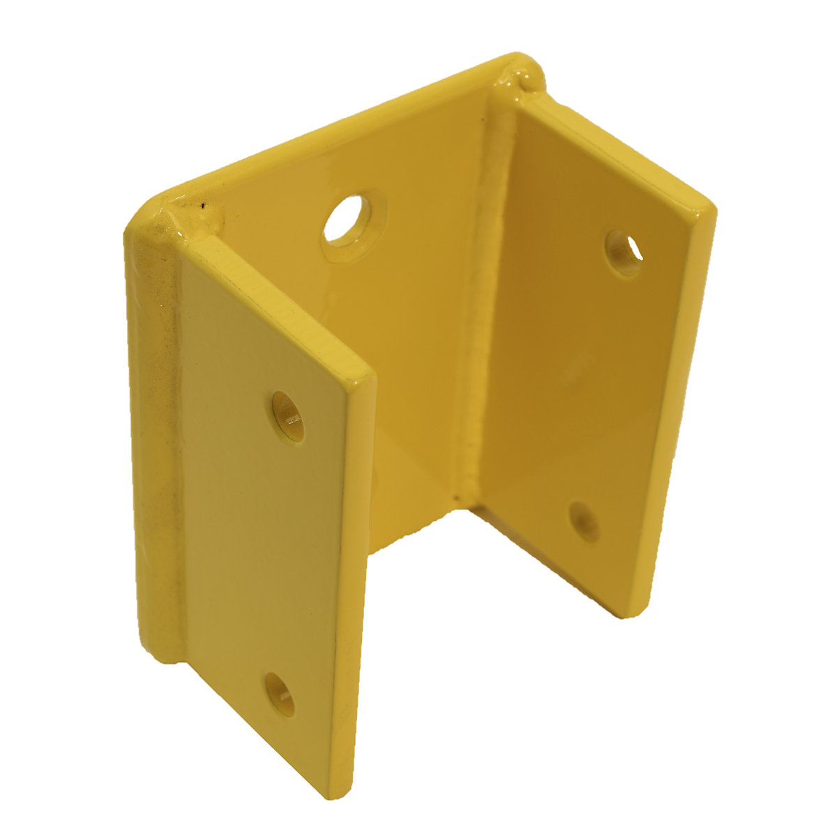 Wall bracket for safety railings