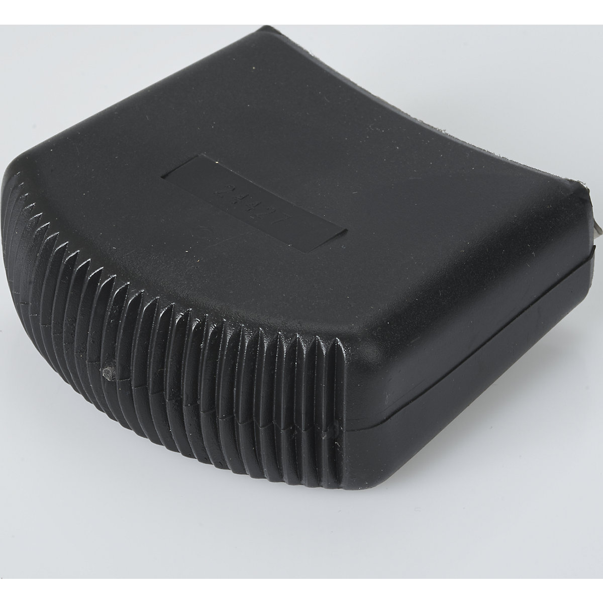 Push-on end cap – ZARGES, PVC, black, 70 x 22 mm-2
