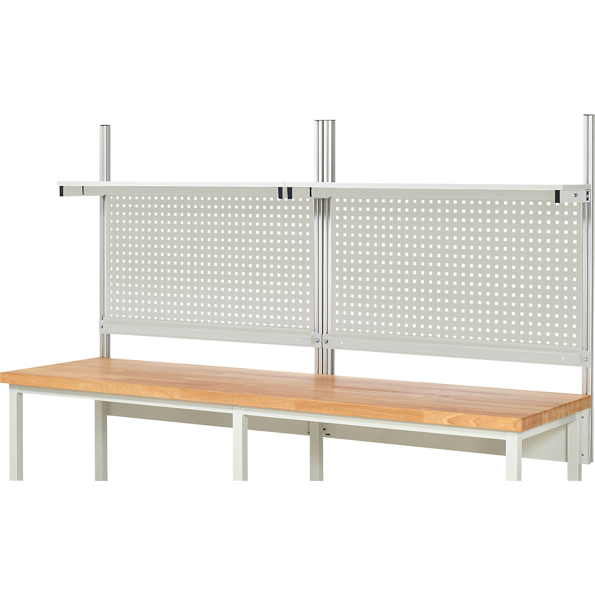Complete modular system set 1 – RAU, for workbench, width 2500 mm