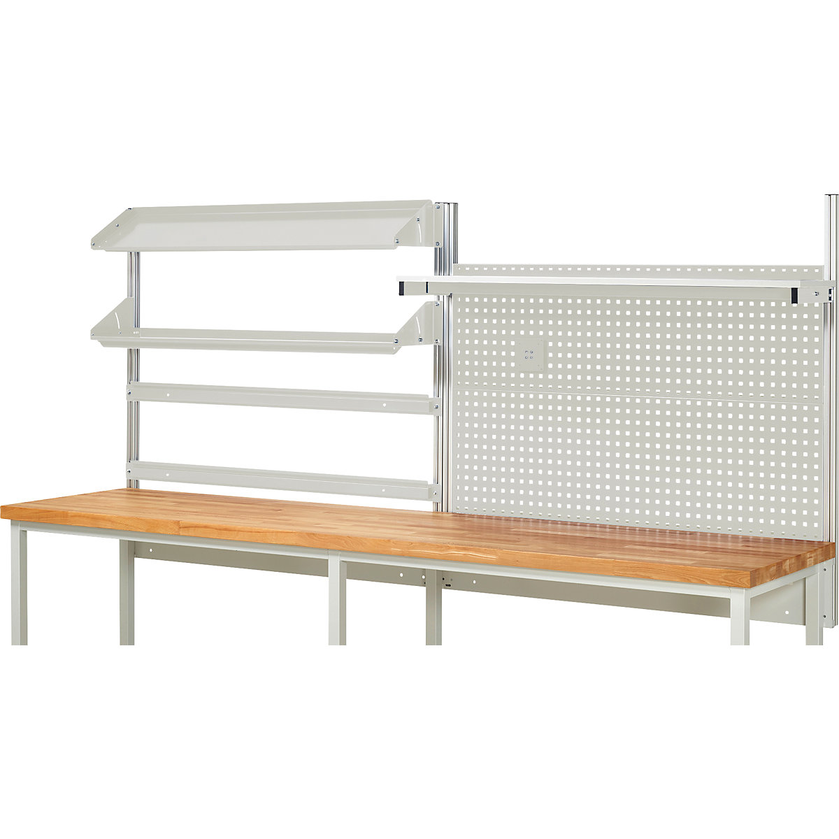 Complete modular system set 5 – RAU, for workbench, width 3000 mm