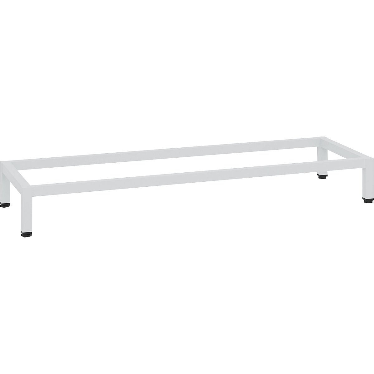 Cupboard base frame – C+P, light grey RAL 7035, 1200 x 400 mm