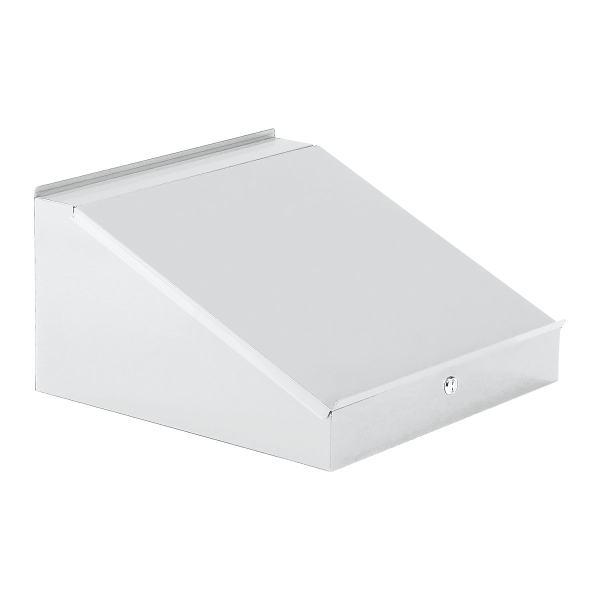 Desktop for 500 mm cupboard width – eurokraft basic, HxWxD 95/275 x 495 x 495 mm, light grey RAL 7035-2
