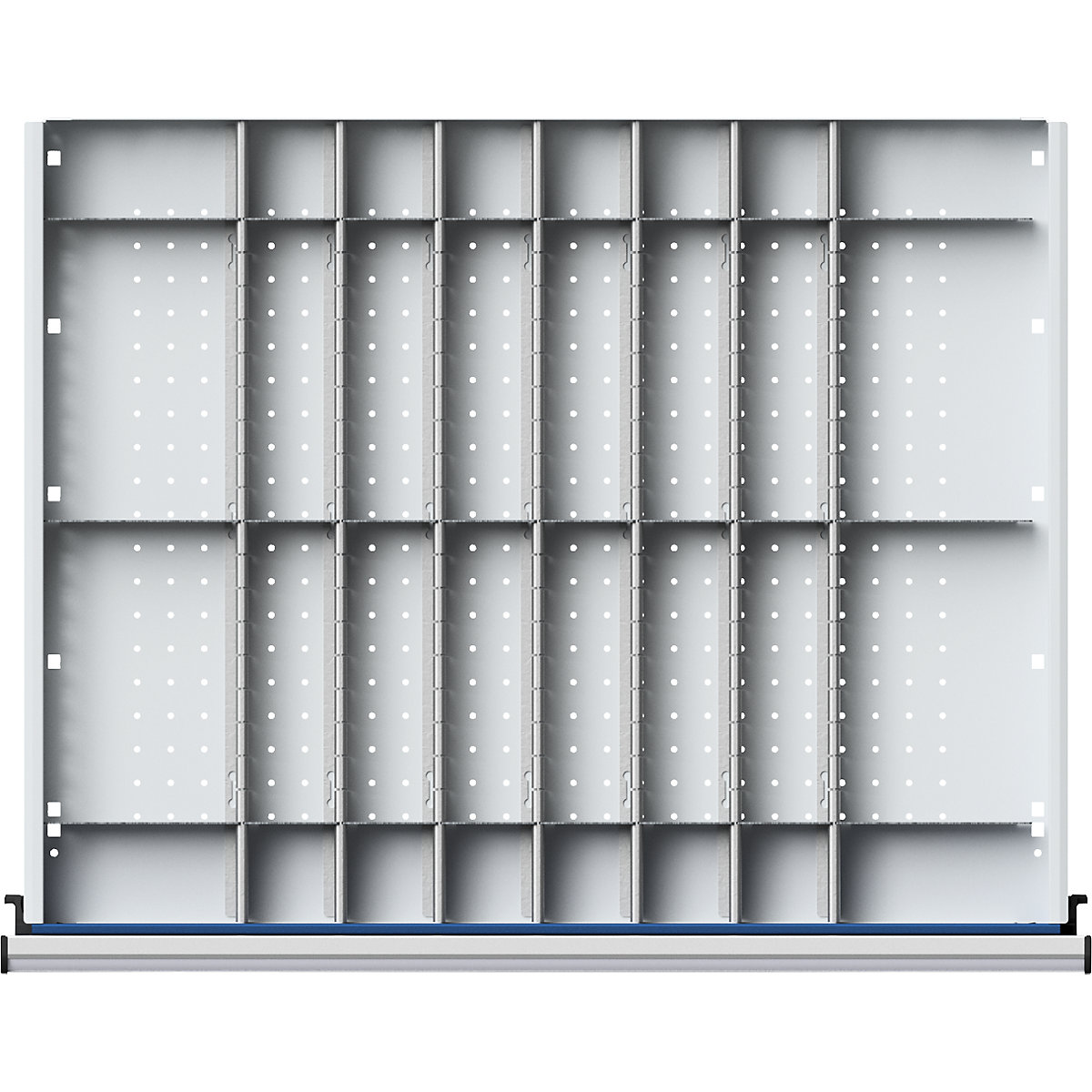 Divider set for drawer WxD 750 x 600 mm – ANKE, ⅛ division, for front height 90 – 150 mm-3