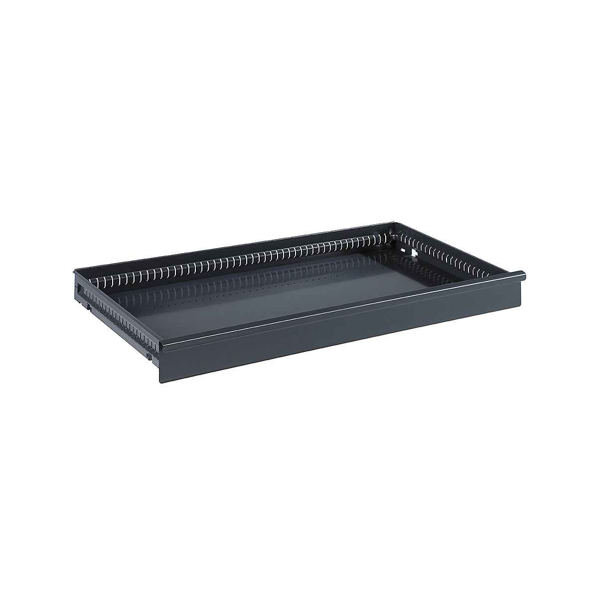 Drawer – LISTA, front height 95 mm, charcoal, width 1000 mm-2