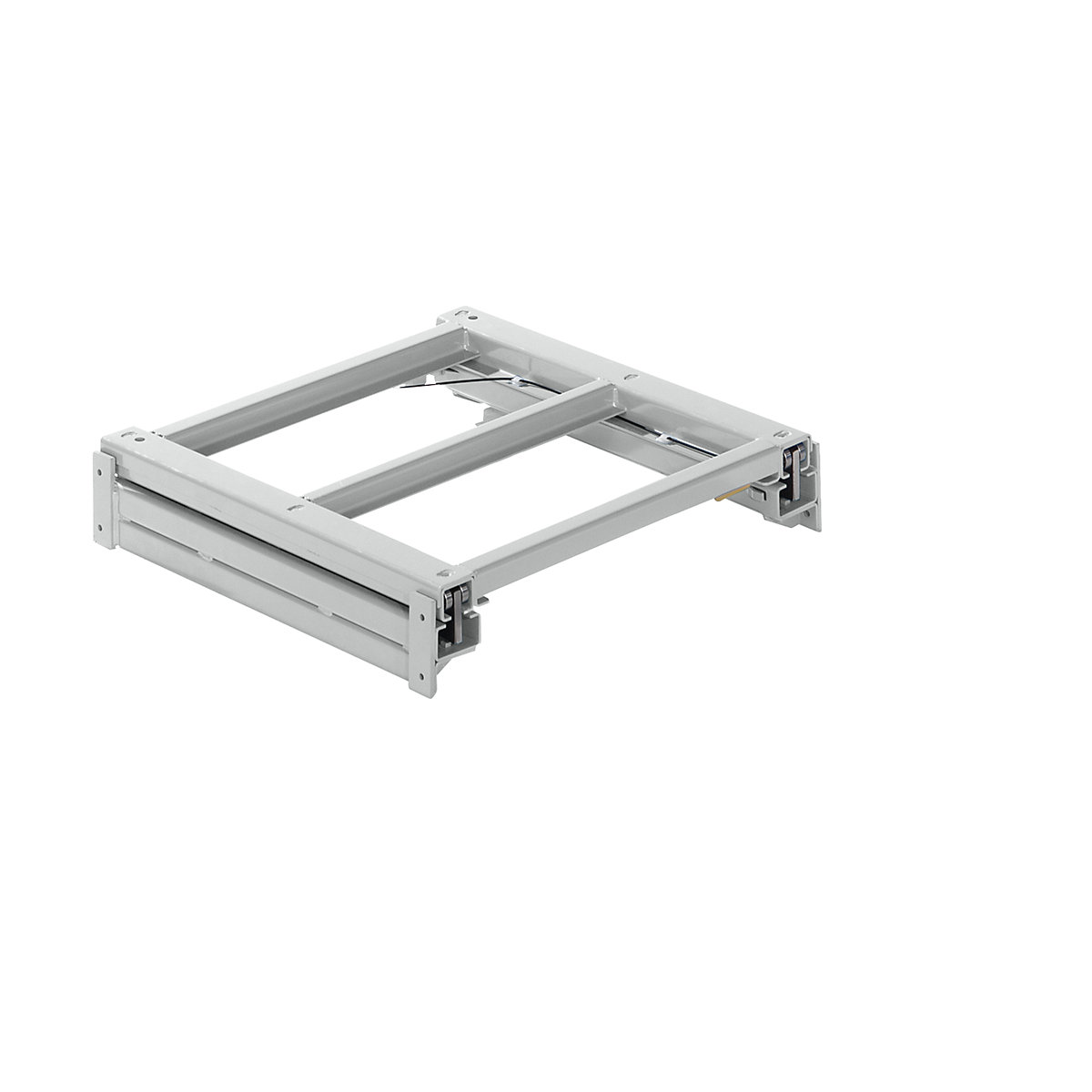 Extension frame – LISTA, WxD 1290 x 1260 mm, max. shelf load 800 kg, 100 % extendable, light grey-8