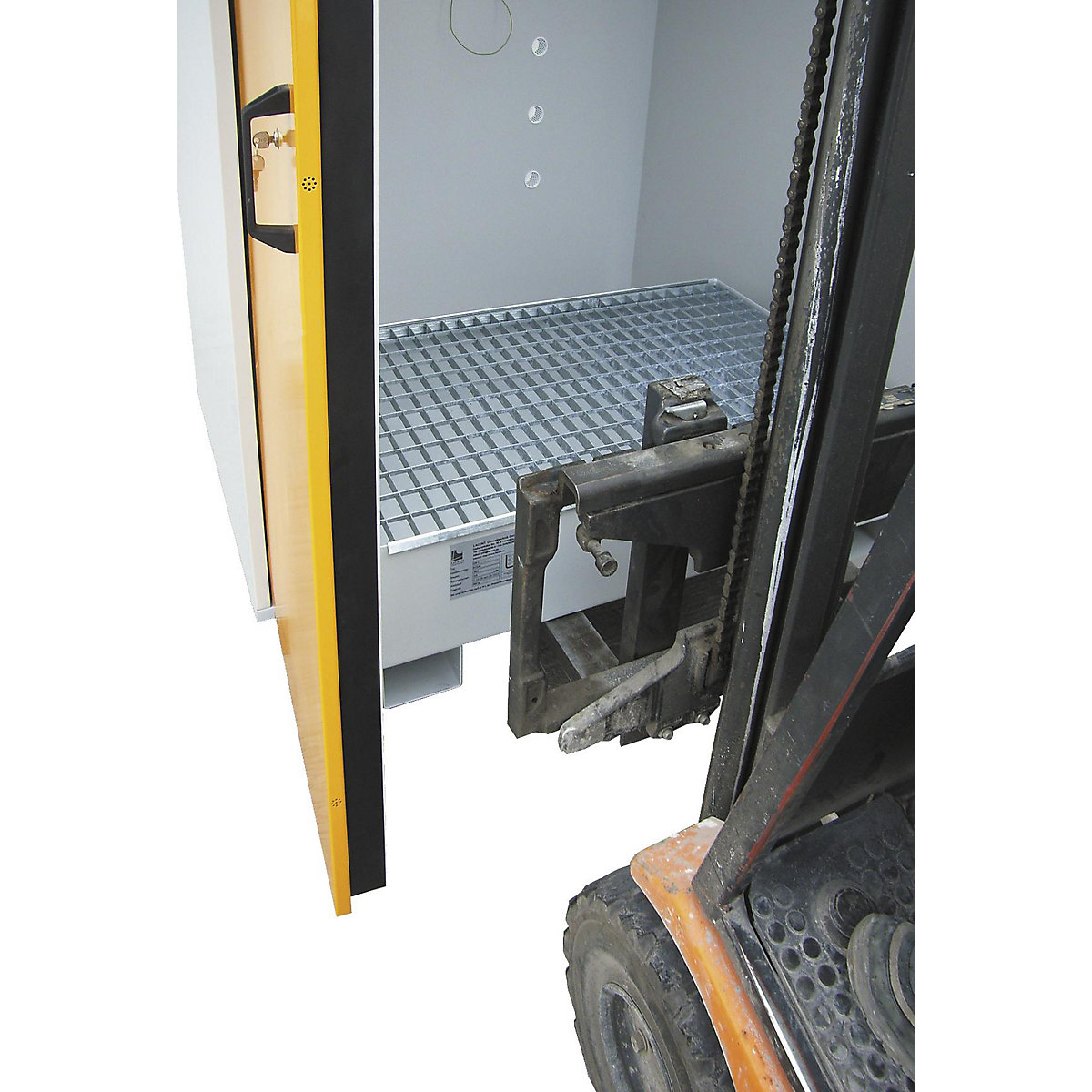Forklift accessible cupboard plinth – LaCont (Product illustration 2)-1