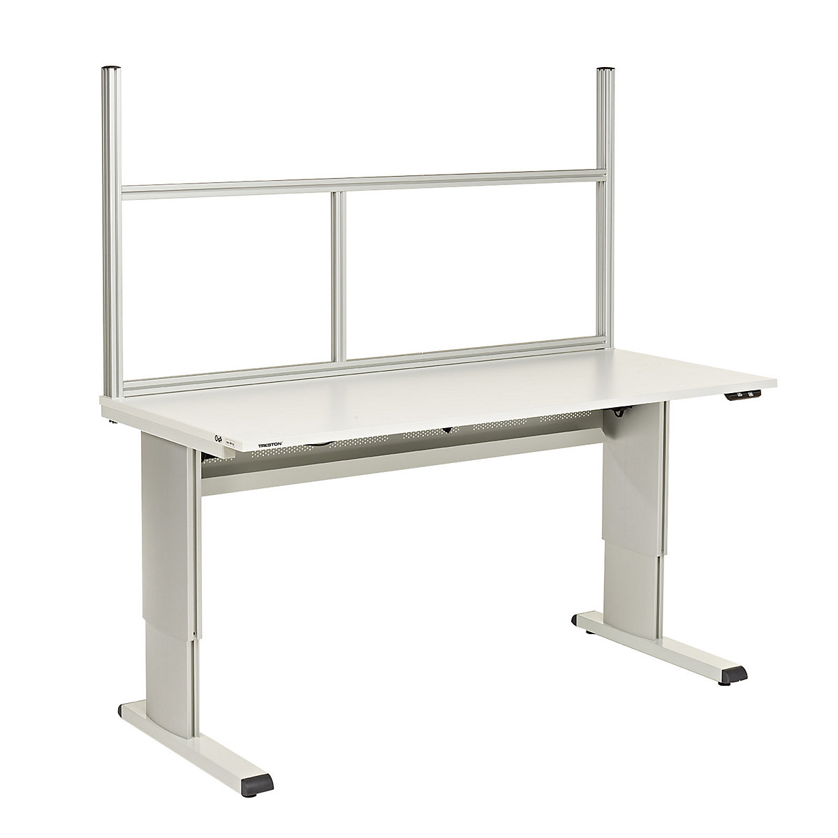 Frame for work table – Treston, light grey, WxD 730 x 540 mm