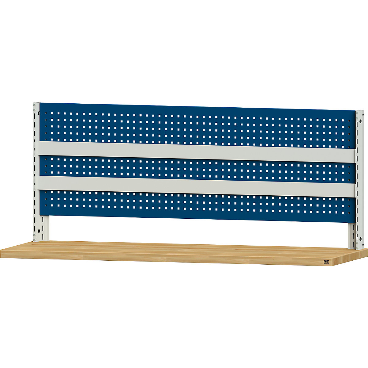 Modular system for electric LIFT work table – ANKE, with 2 perforated panels, 2 suspension rails, for width 2000 mm