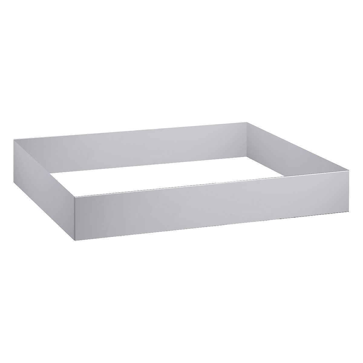 Plinth – C+P, height 100 mm, WxD 1100 x 750 mm, light grey-3