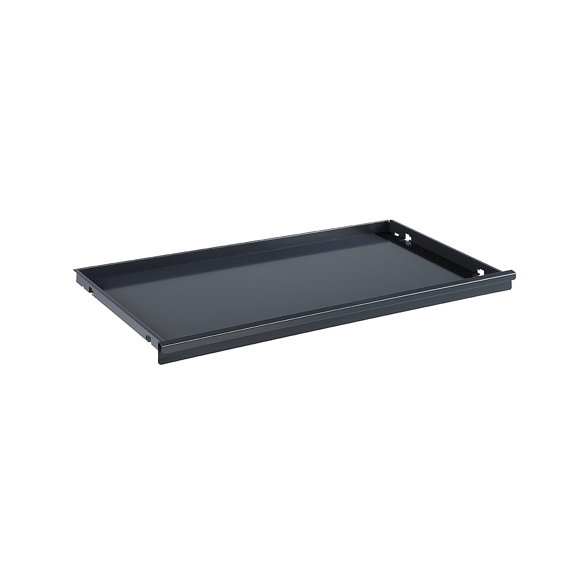 Pull-out shelf – LISTA, charcoal, width 1000 mm-2