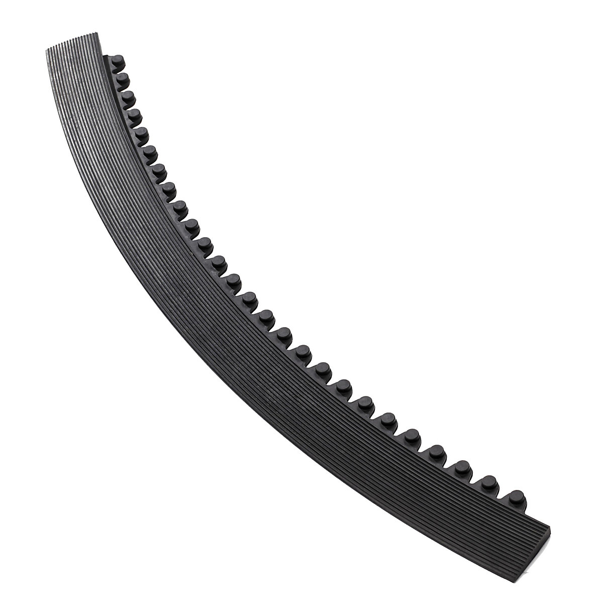 Ramp edge for 45° angle mat – NOTRAX, radius 910 mm, black-3