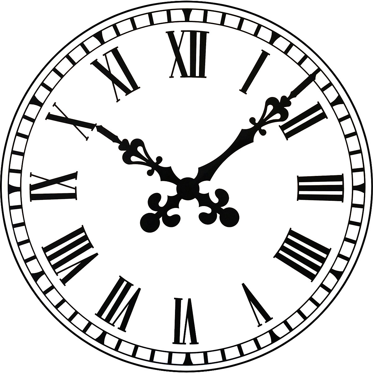 Clock face Royalty Free Vector Image - VectorStock