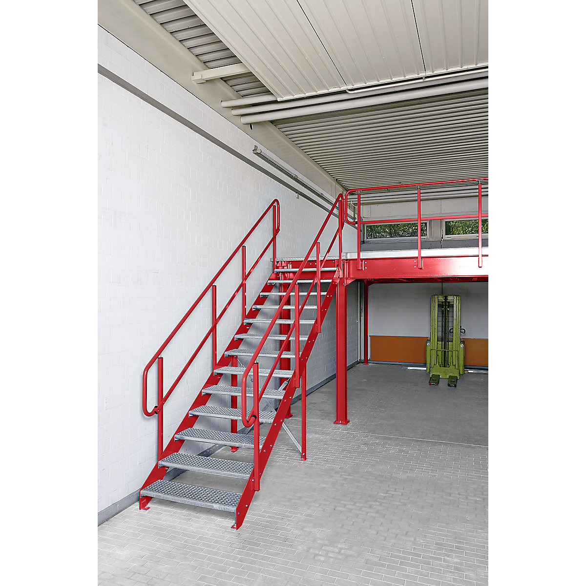 Stairs for mezzanine floor (Product illustration 2)-1