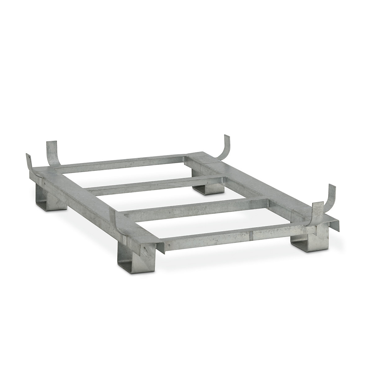 Steel base frame – CEMO, zinc plated, for LxW 1620 x 1190 mm, capacity 1100 litres