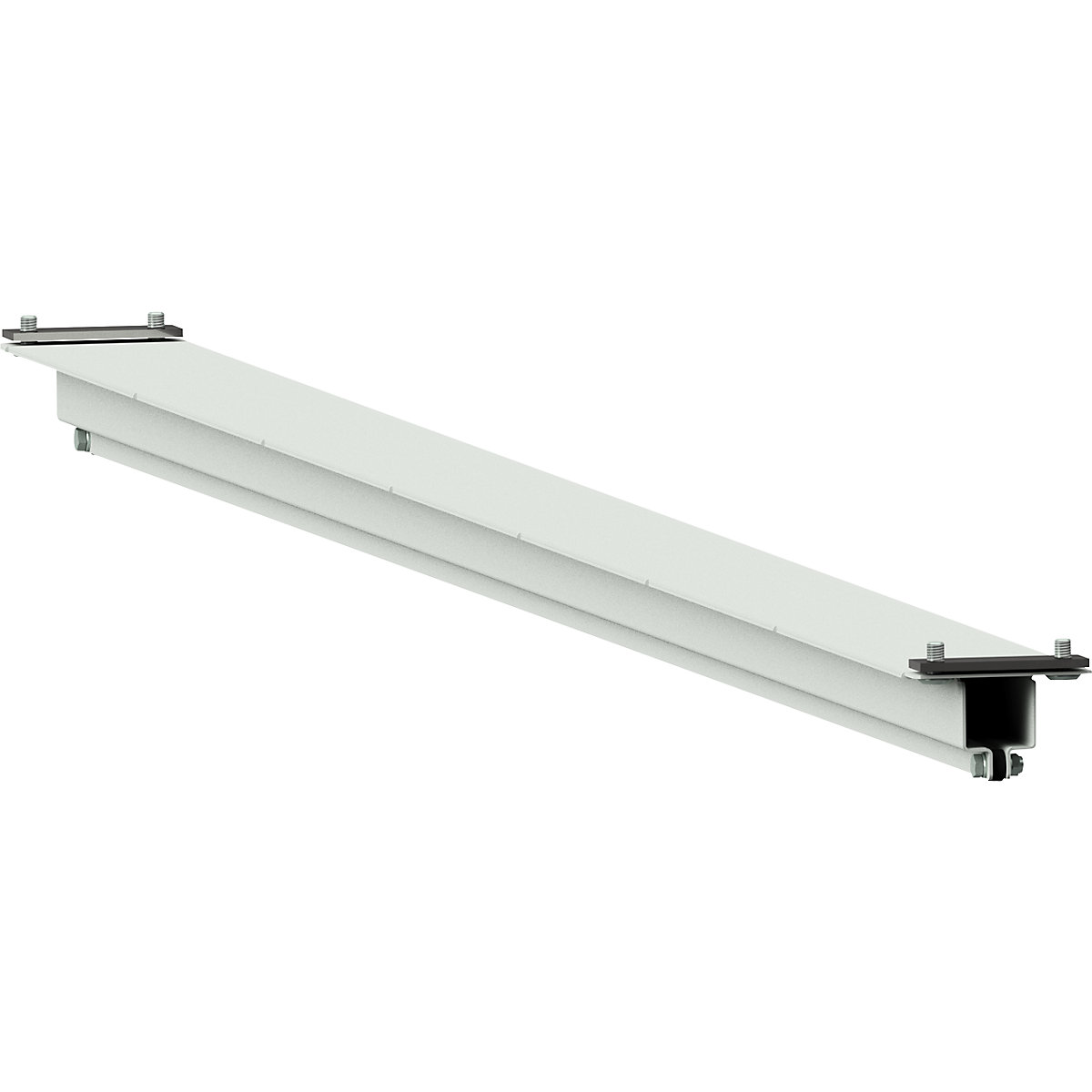 Suspension rail for modular system – ANKE, light grey, for bench width 2000 mm
