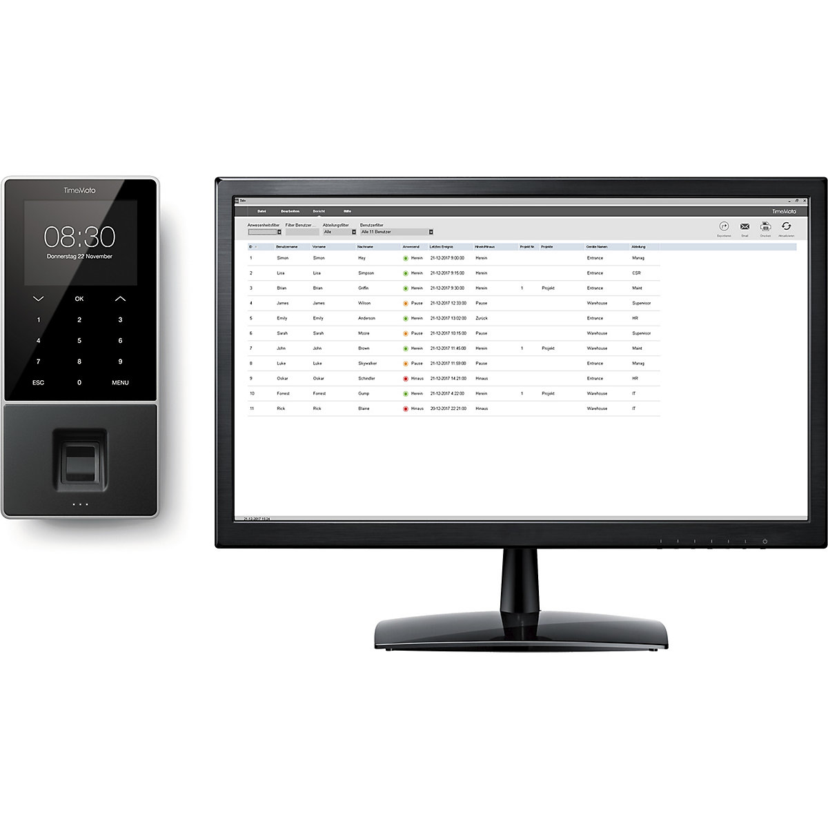 TM-PC Plus software add-on for TIMEMOTO – Safescan (Product illustration 3)-2