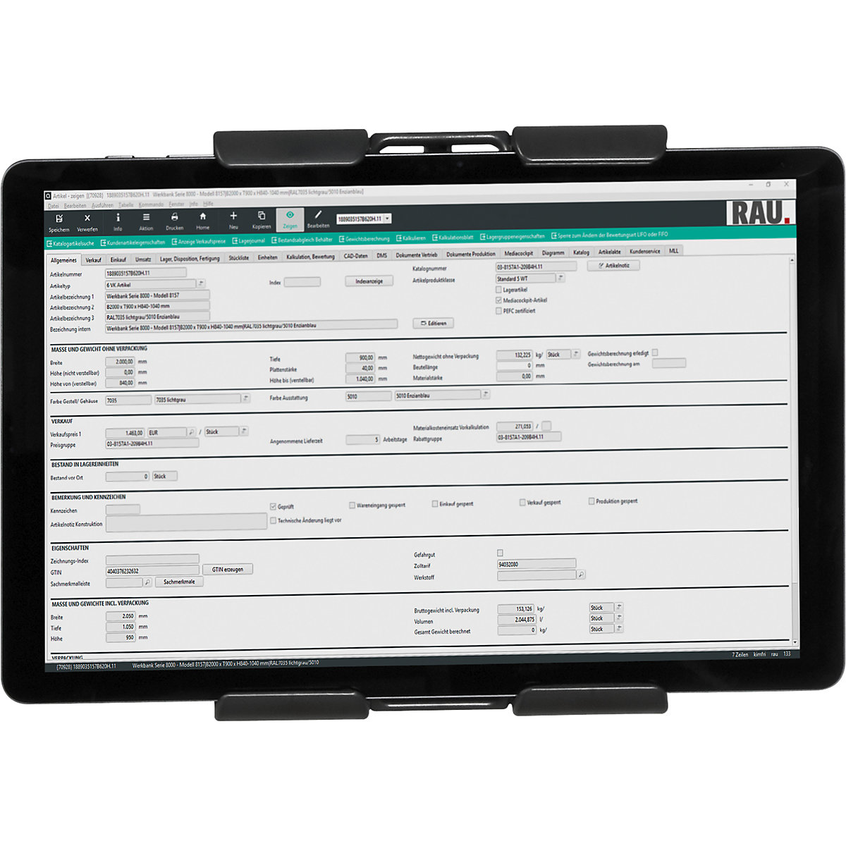 Tablet holder - RAU