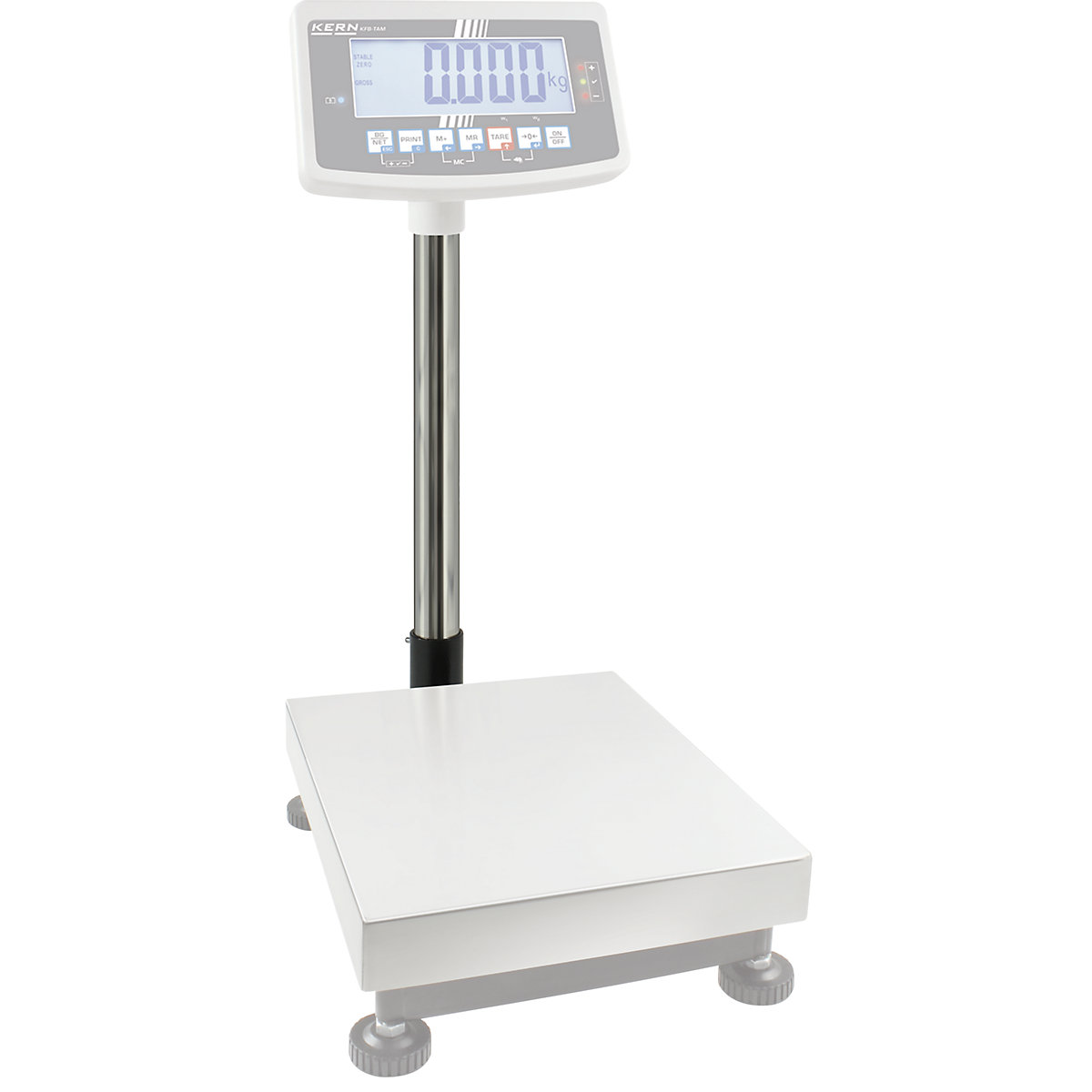 Tripod for XXL evaluation unit – KERN, industrial scales, stand height 600 mm-1