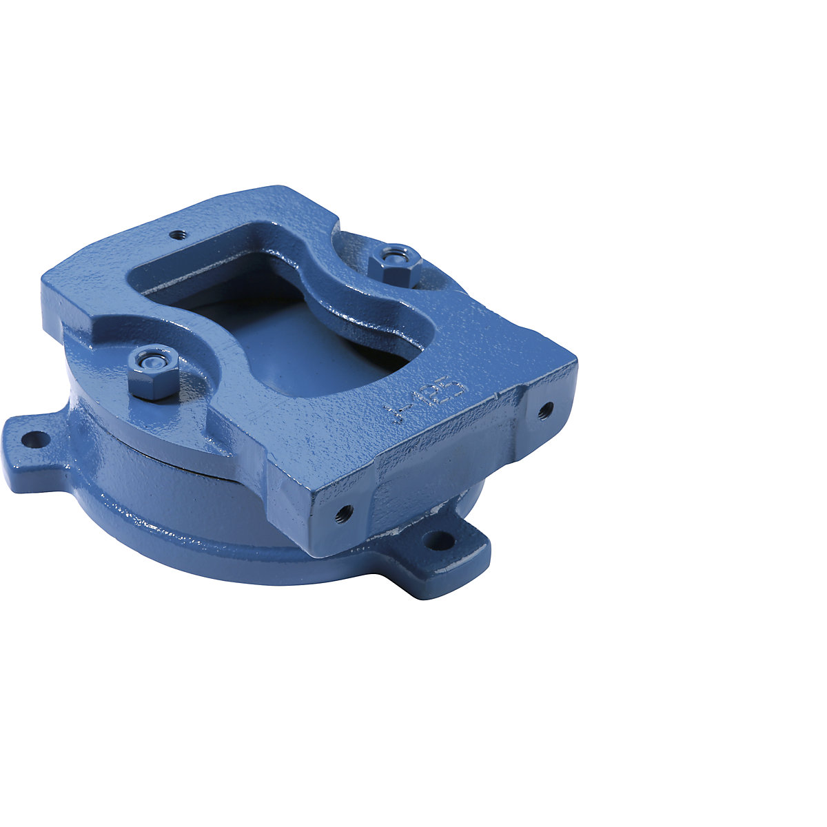 Turntable, for LEINEN JUNIOR vices, blue, for jaw width 100 mm-2
