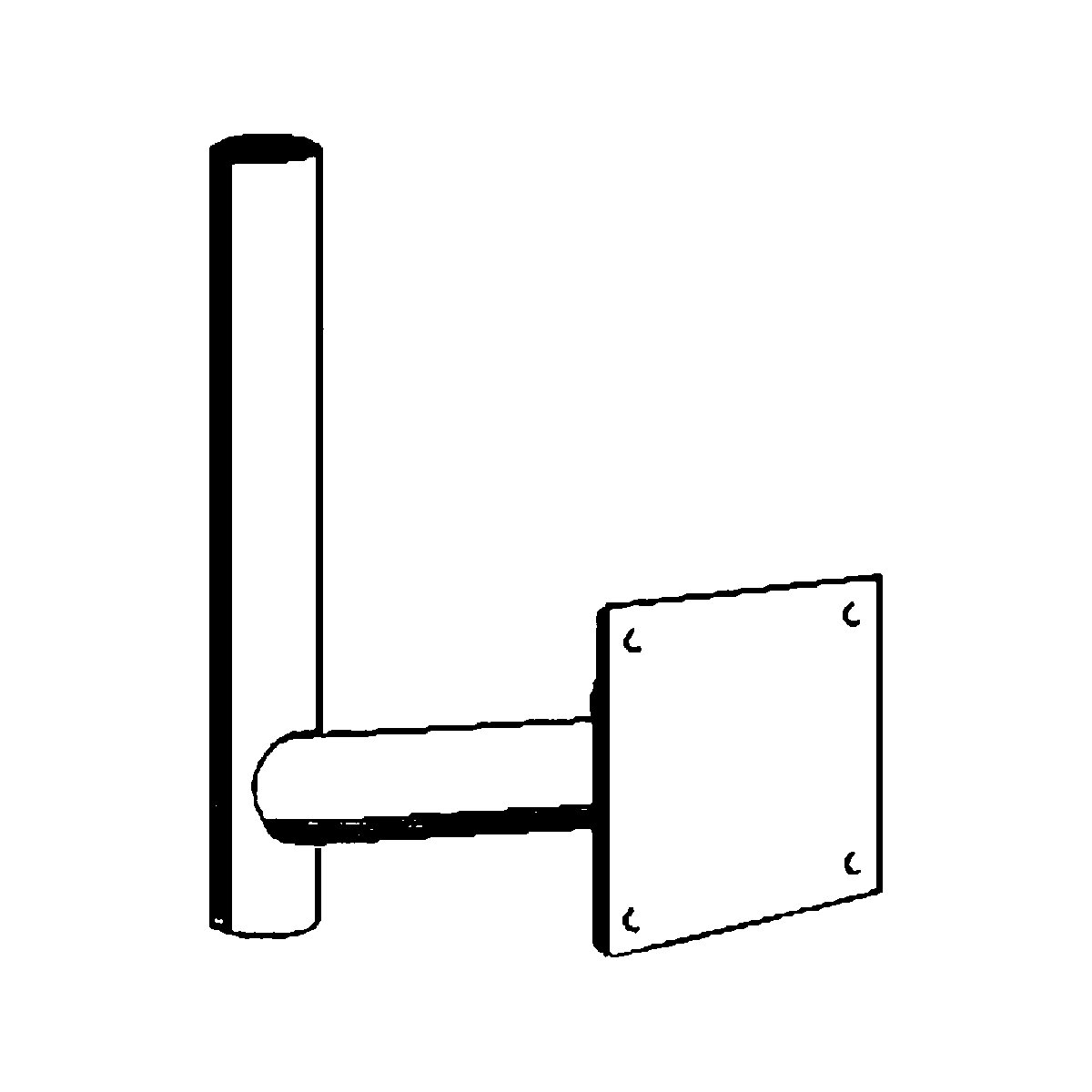 Wall mounting bracket (Product illustration 2)-1