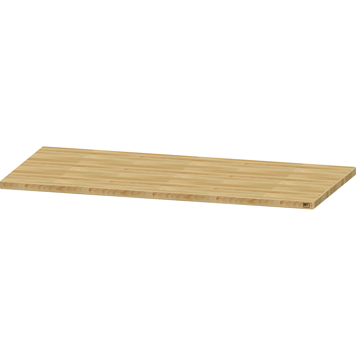 Worktop for workbench – ANKE, solid copper beech worktop, width 1500 mm, thickness 40 mm-4