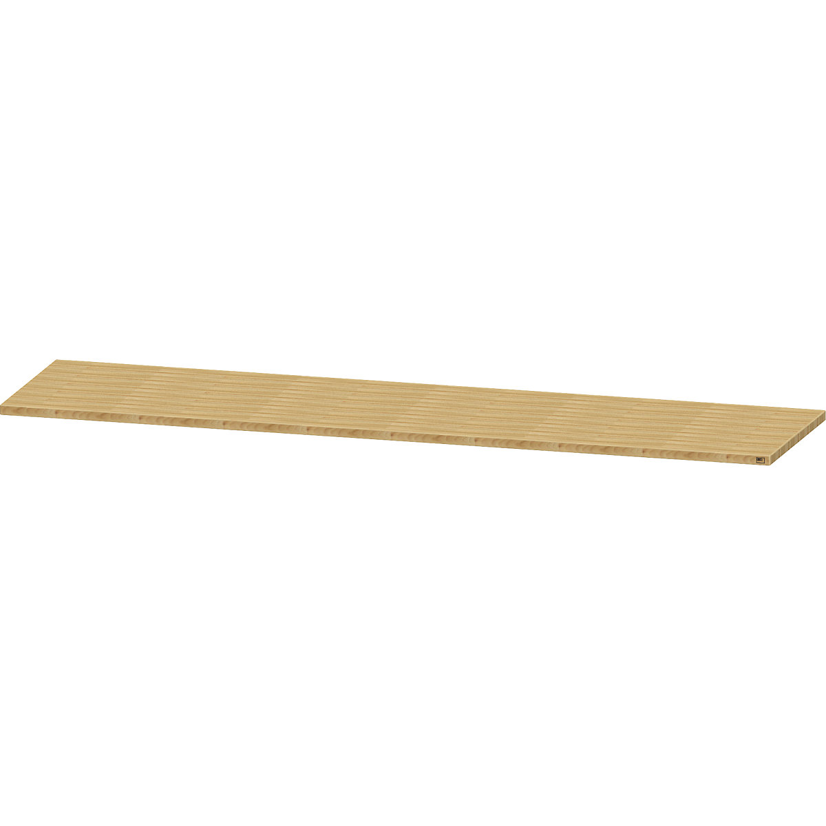 Worktop for workbench – ANKE, solid copper beech worktop, width 2800 mm, thickness 40 mm-10
