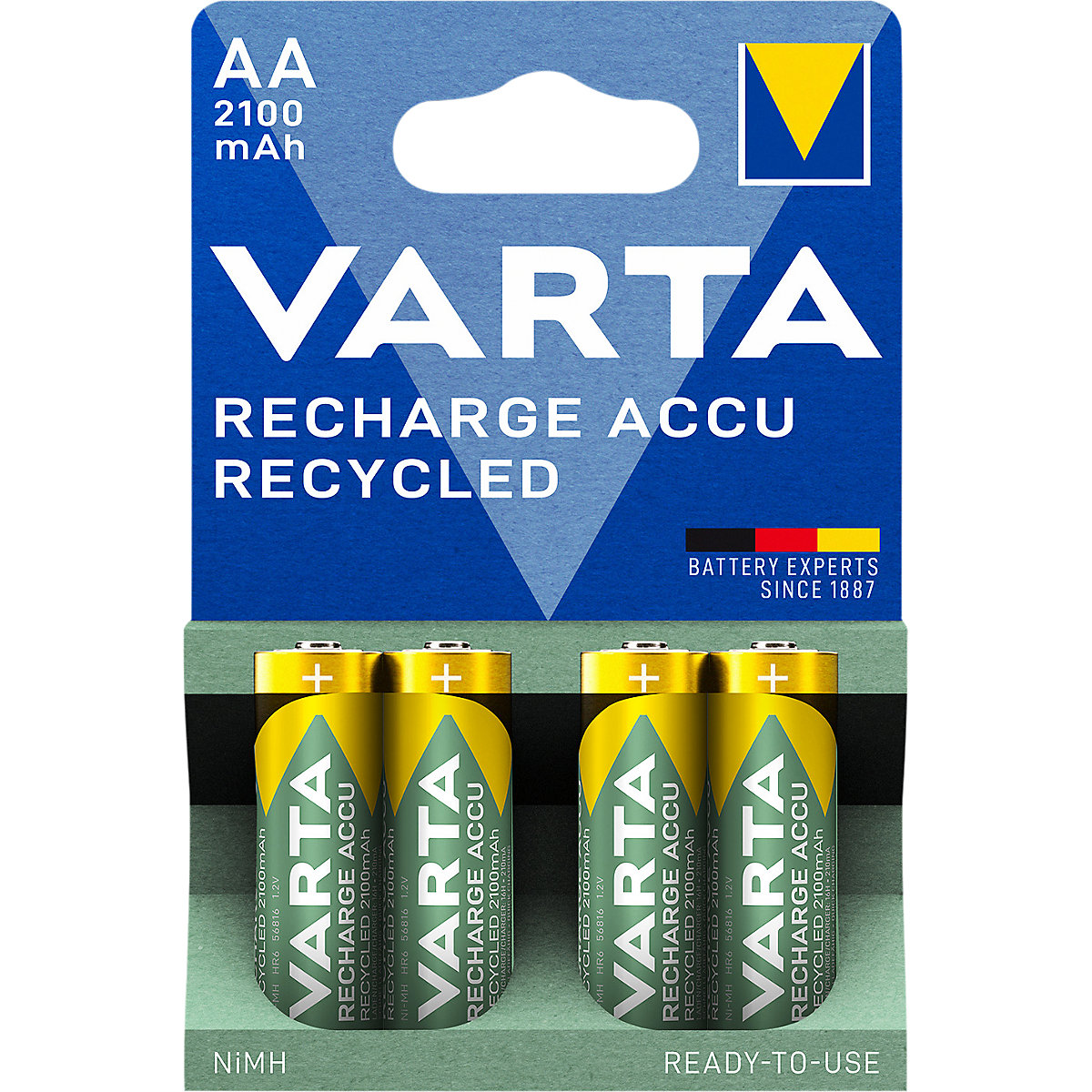 Chargeur Piles Varta+ 4 Piles AA Rechargeable