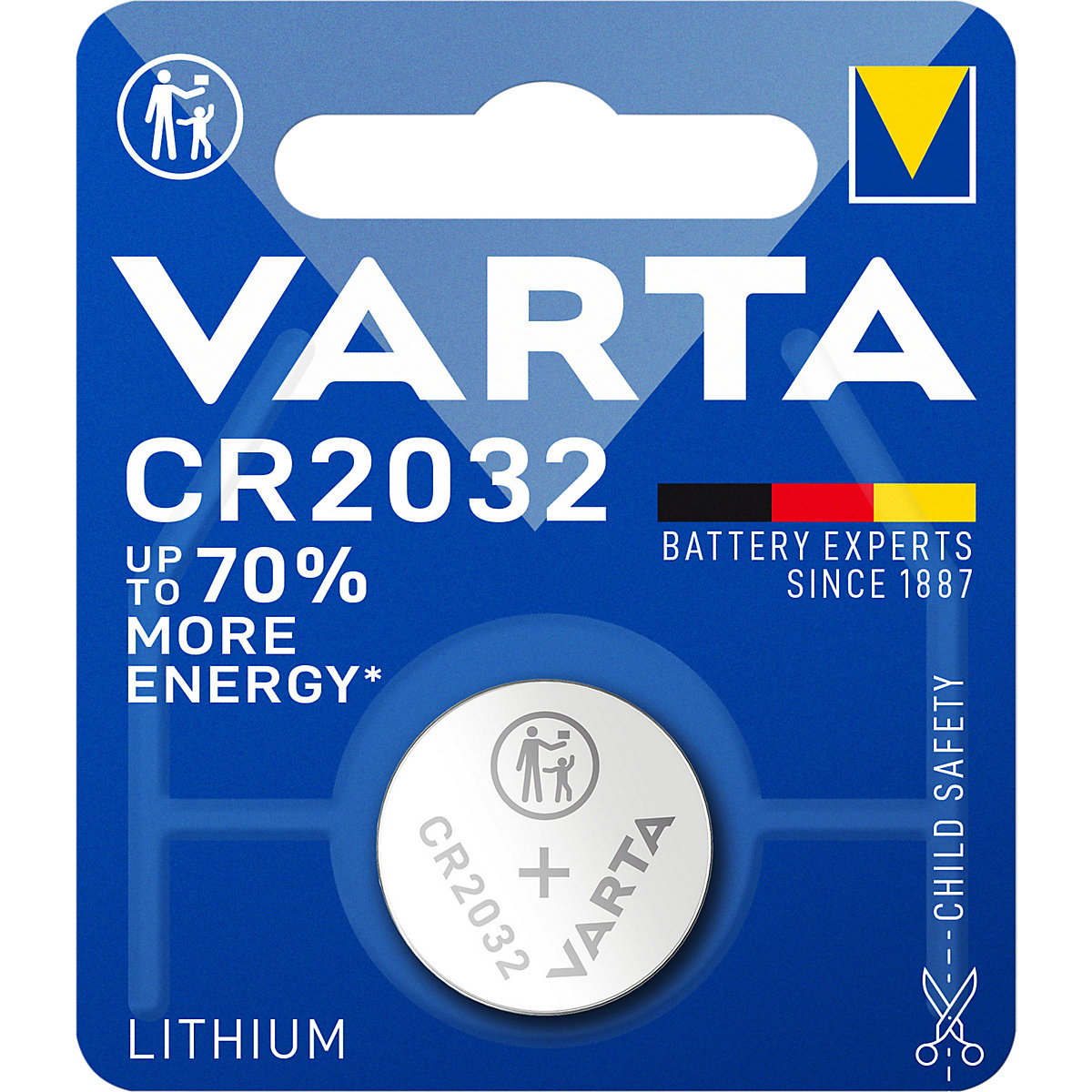 Pila VARTA CR2032 3V 1 Unidad (38972)