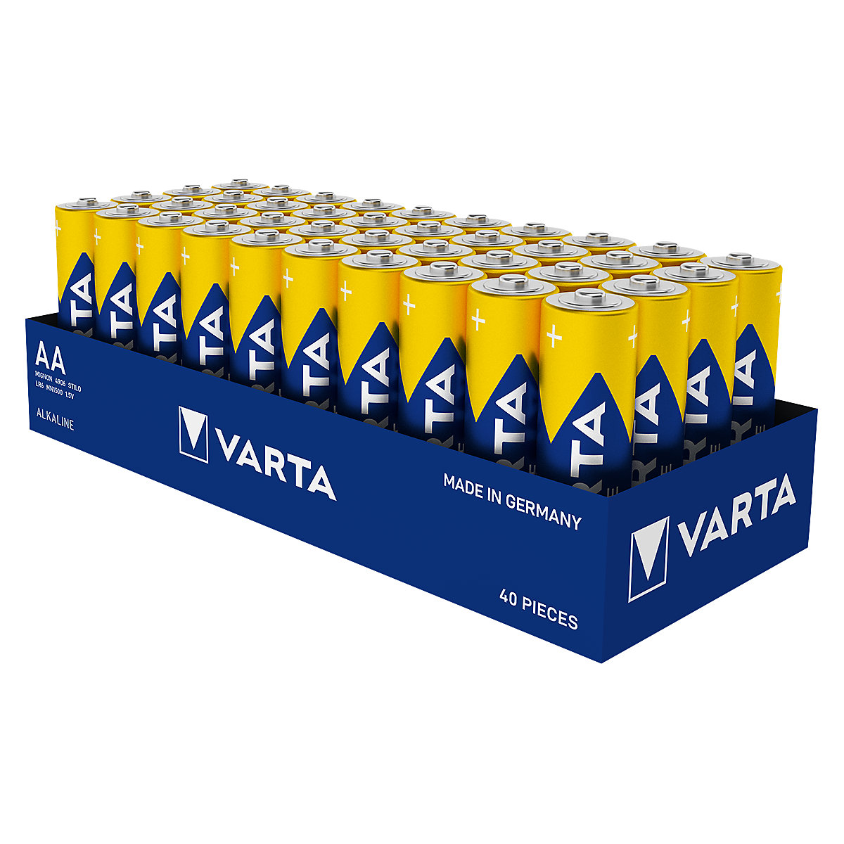 LONGLIFE power battery – VARTA, AA, pack of 40-2